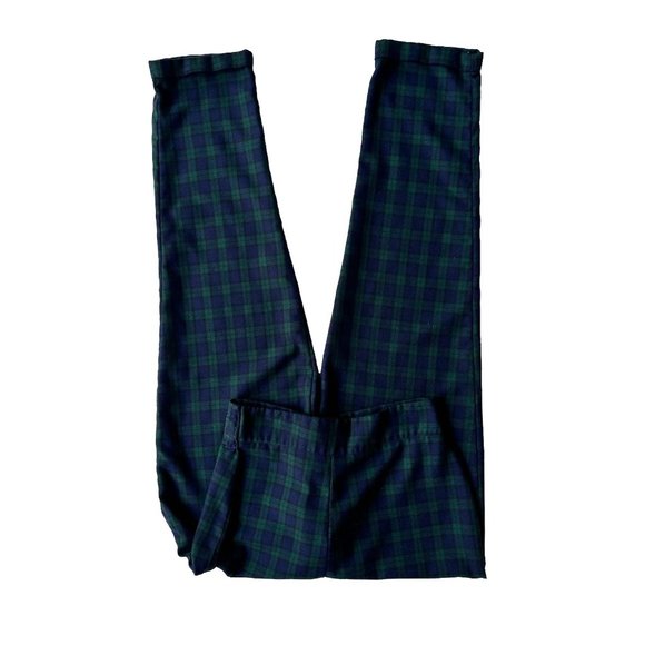 Nasty Gal Collection Plaid Trousers Pants Size 4 Cuffed Ankle High Waist… - Picture 5 of 12